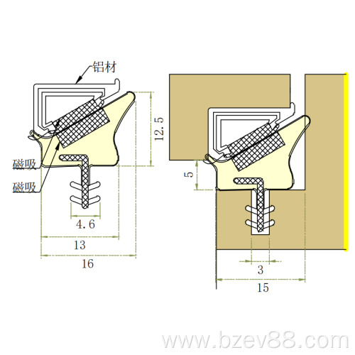 Free Sample Epdm Door Seal Rubber Weather Weatherstrip for Wood Door and Window Foam Seal Rubber Seal for Wood Door